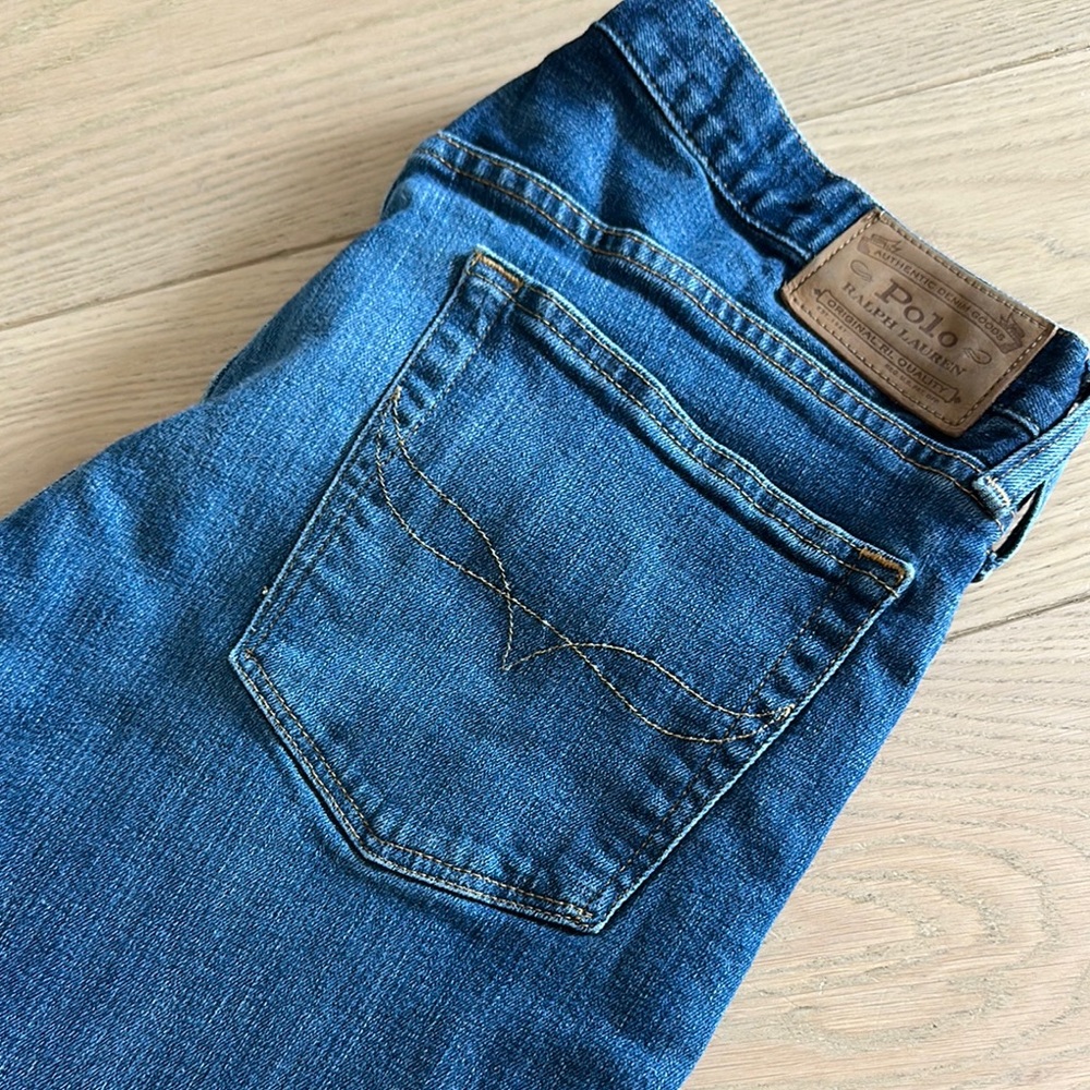 Ralph Lauren Men’s Relaxed Blue Denim Jeans